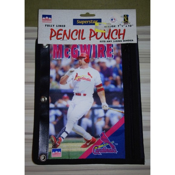 Mark McGwire St. Louis Cardinals Pencil Pouch Case Starline 1999 - Picture 1 of 6